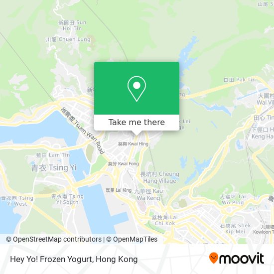 Hey Yo! Frozen Yogurt map