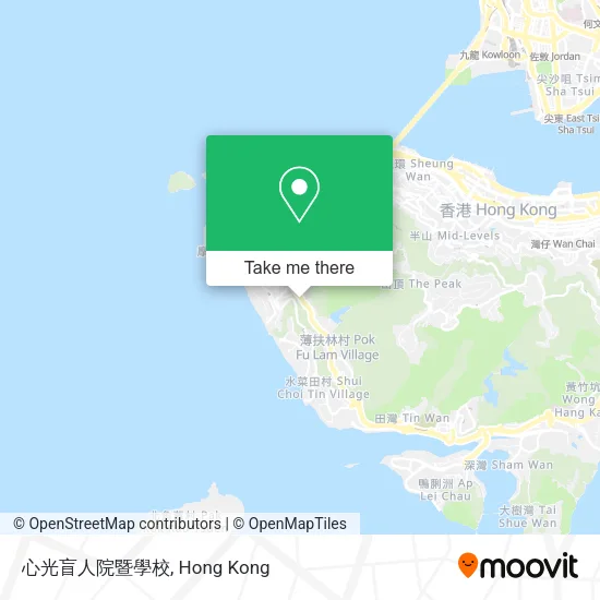 心光盲人院暨學校地圖