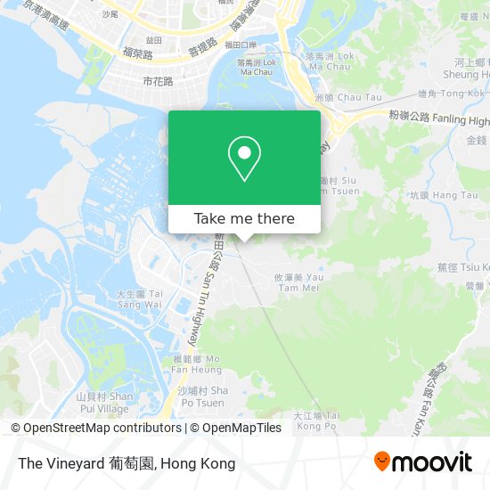 The Vineyard 葡萄園 map