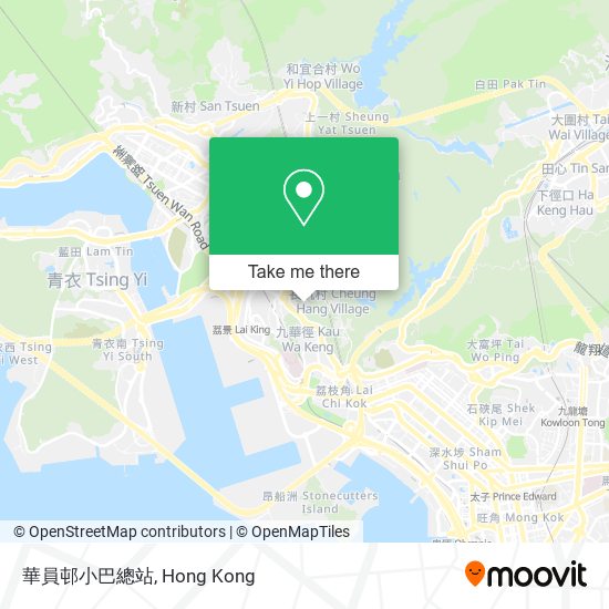 華員邨小巴總站 map