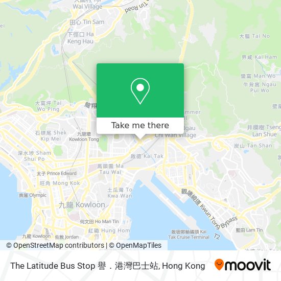 The Latitude Bus Stop 譽．港灣巴士站 map