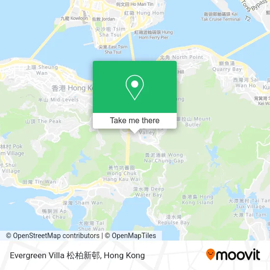 Evergreen Villa 松柏新邨 map