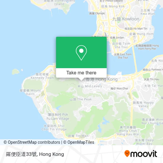 羅便臣道33號地圖