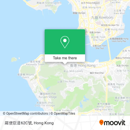 羅便臣道62C號地圖