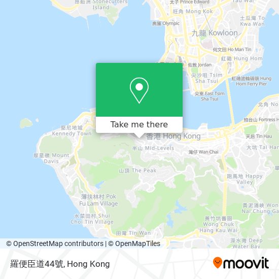 羅便臣道44號地圖