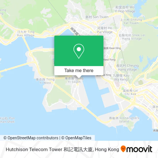 Hutchison Telecom Tower 和記電訊大廈地圖