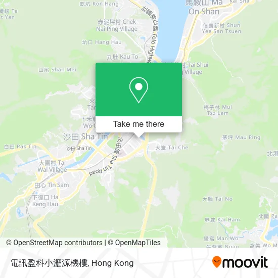 電訊盈科小瀝源機樓地圖