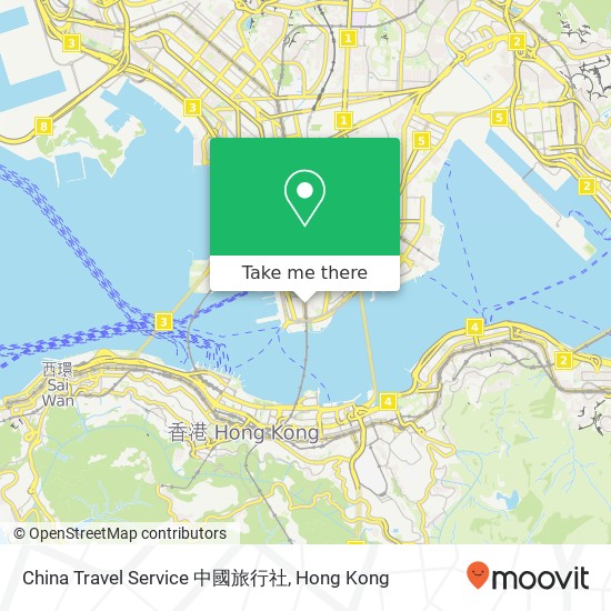 China Travel Service 中國旅行社 map