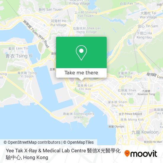 Yee Tak X-Ray & Medical Lab Centre 醫德X光醫學化驗中心 map