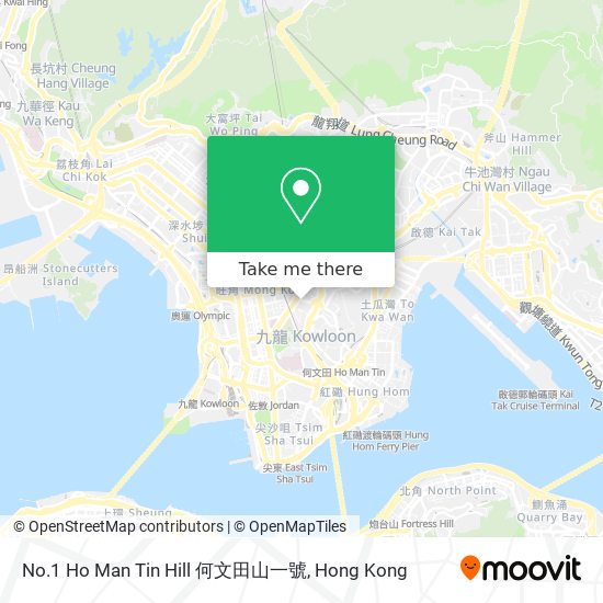 No.1 Ho Man Tin Hill 何文田山一號 map