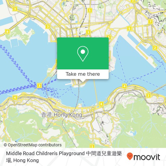 Middle Road Children's Playground 中間道兒童遊樂場地圖