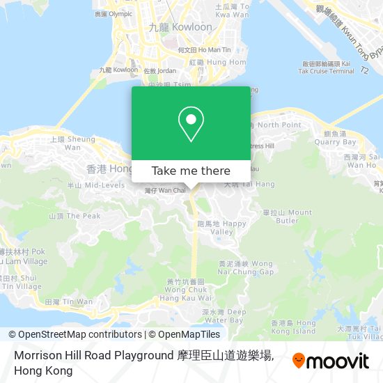 Morrison Hill Road Playground 摩理臣山道遊樂場 map
