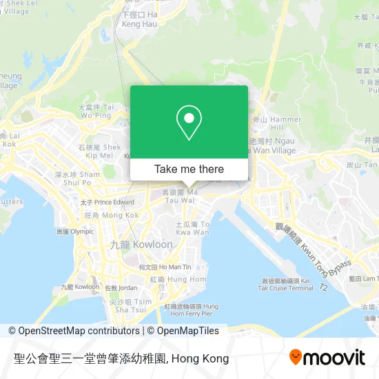 聖公會聖三一堂曾肇添幼稚園地圖