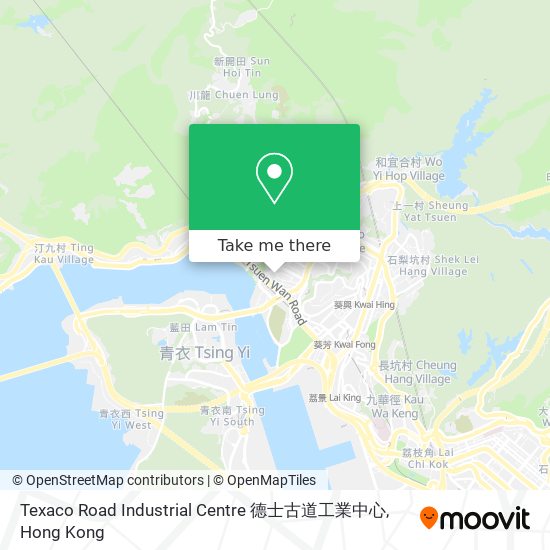 Texaco Road Industrial Centre 德士古道工業中心 map