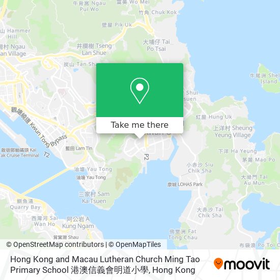 Hong Kong and Macau Lutheran Church Ming Tao Primary School 港澳信義會明道小學 map