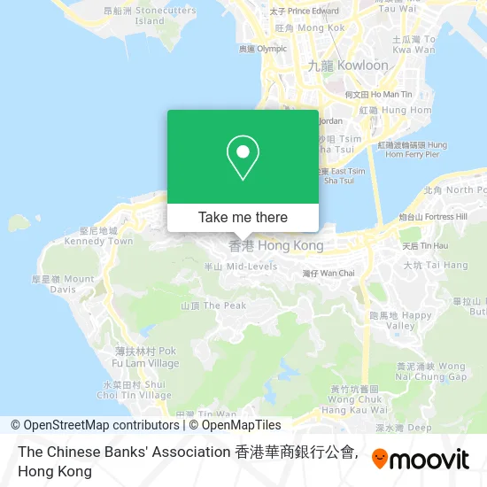 The Chinese Banks' Association 香港華商銀行公會 map
