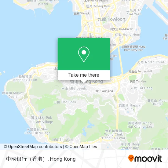 中國銀行（香港） map