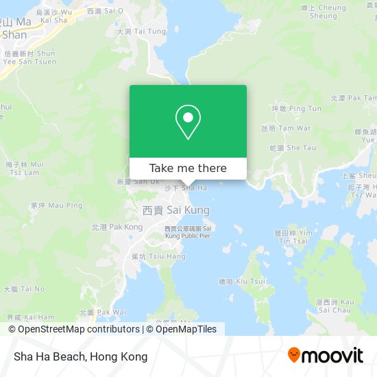 Sha Ha Beach map