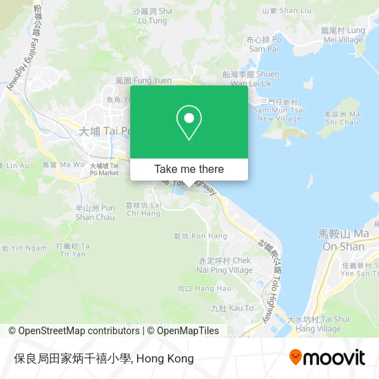 保良局田家炳千禧小學 map