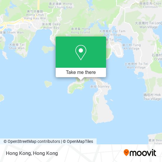 Hong Kong map