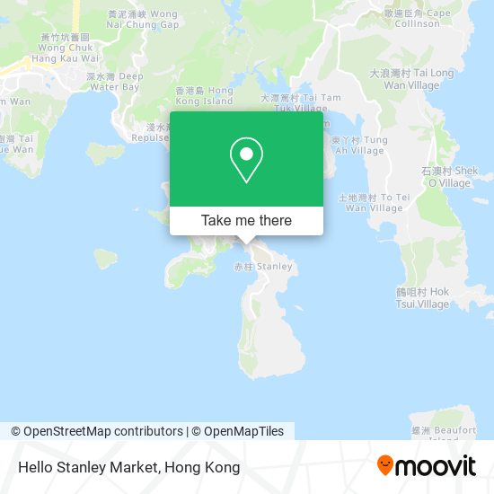 Hello Stanley Market map