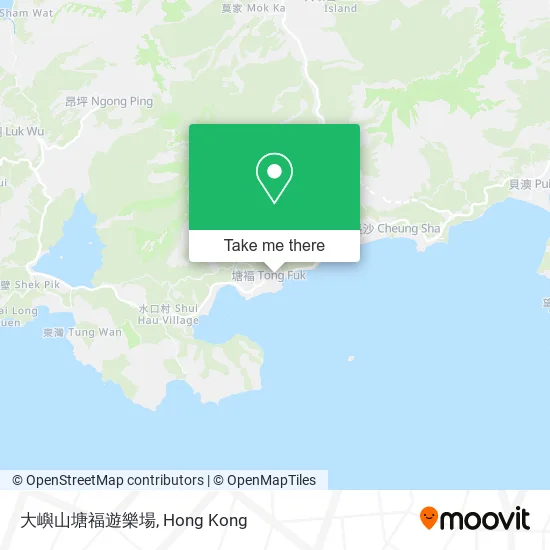 大嶼山塘福遊樂場 map
