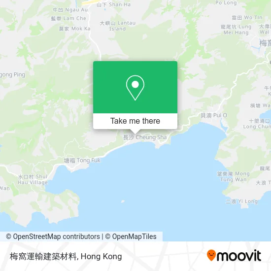 梅窩運輸建築材料 map