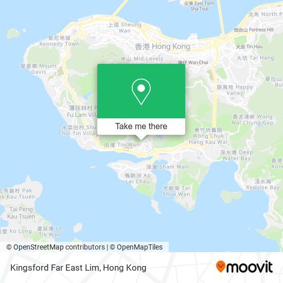 Kingsford Far East Lim map