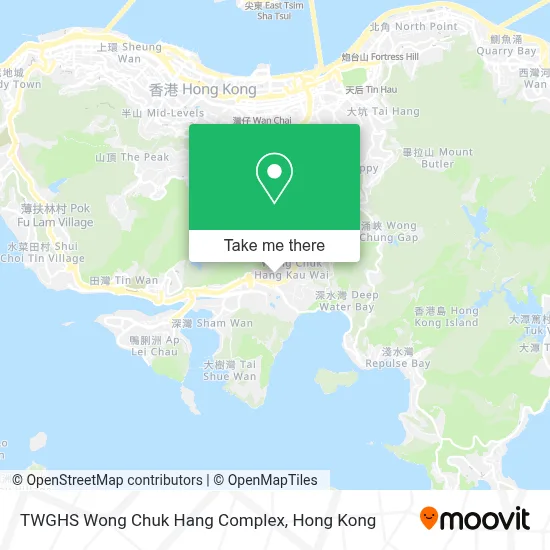 TWGHS Wong Chuk Hang Complex map