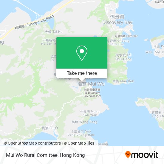 Mui Wo Rural Comittee map