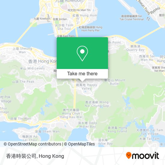 香港時裝公司 map