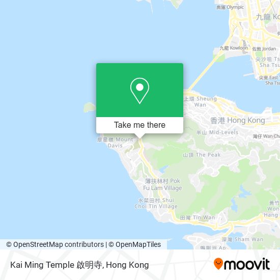 Kai Ming Temple 啟明寺 map