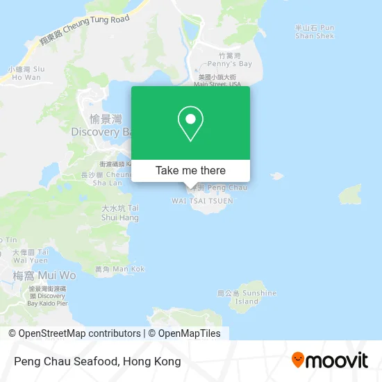 Peng Chau Seafood map
