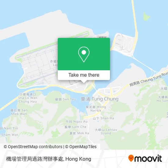 機場管理局過路灣辦事處地圖