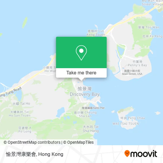 愉景灣康樂會地圖