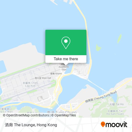 酒廊 The Lounge map