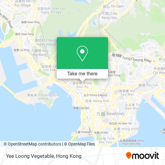 Yee Loong Vegetable map