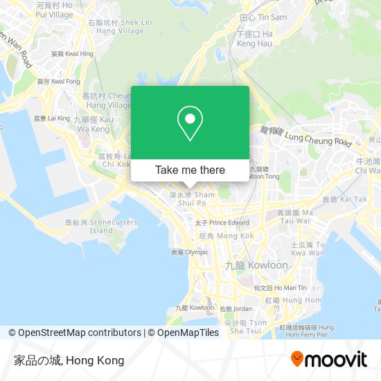 家品の城 map