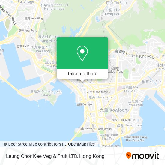 Leung Chor Kee Veg & Fruit LTD地圖