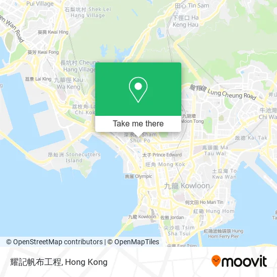 耀記帆布工程地圖