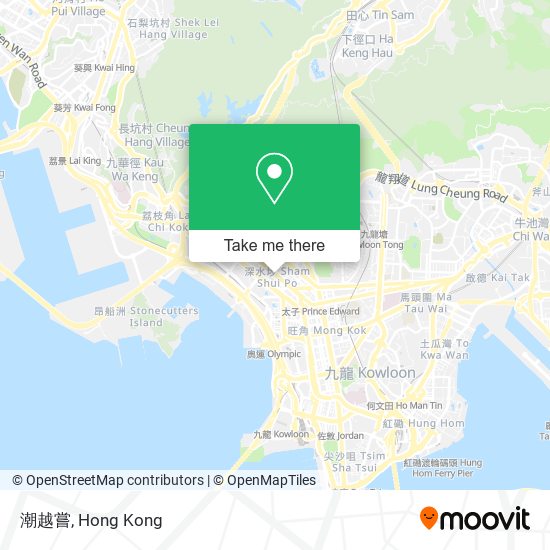 潮越嘗 map