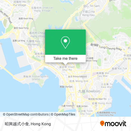 昭興越式小食 map