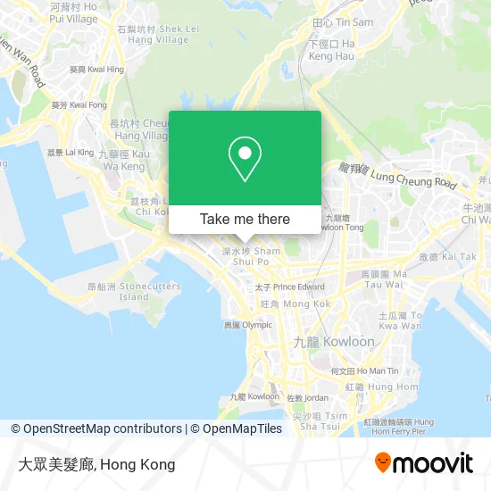 大眾美髮廊 map