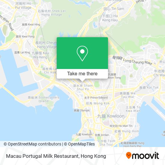 Macau Portugal Milk Restaurant map