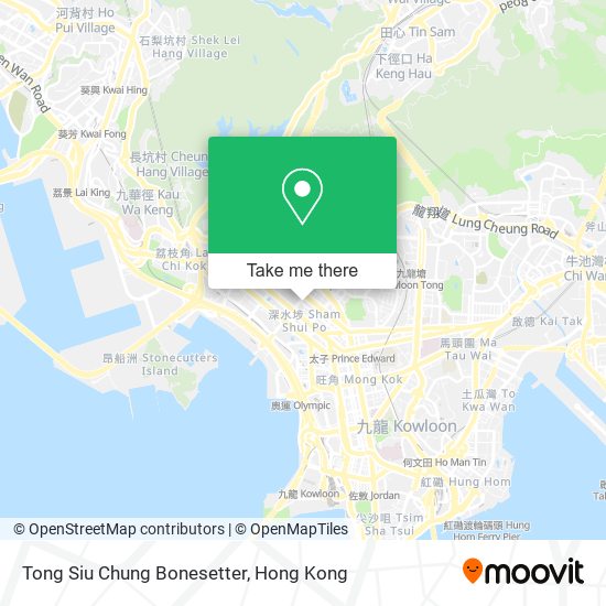 Tong Siu Chung Bonesetter map