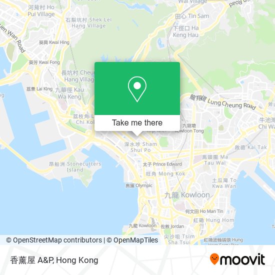 香薰屋 A&P map