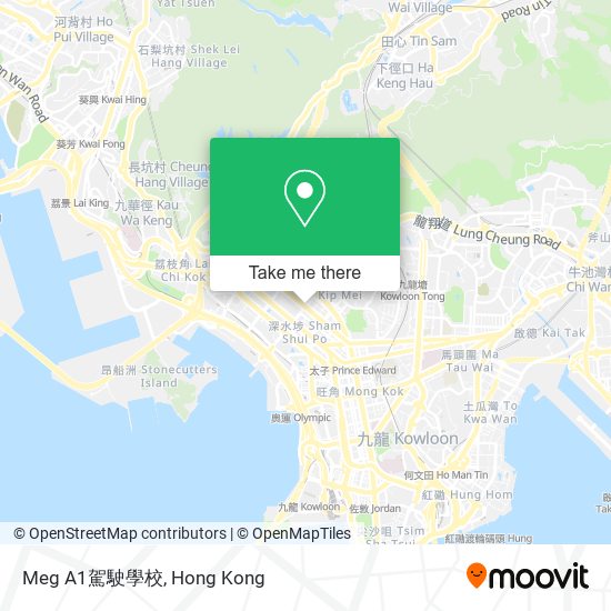 Meg A1駕駛學校 map