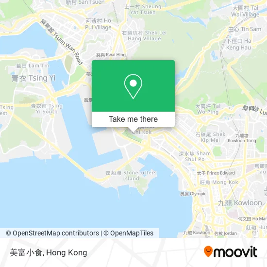 美富小食地圖