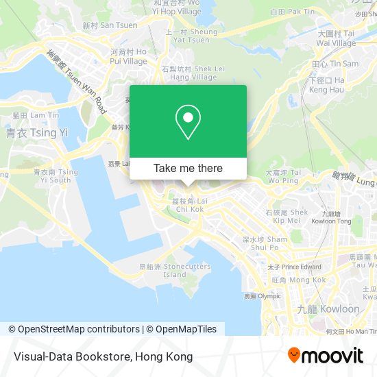 Visual-Data Bookstore map