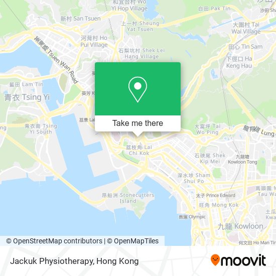 Jackuk Physiotherapy map